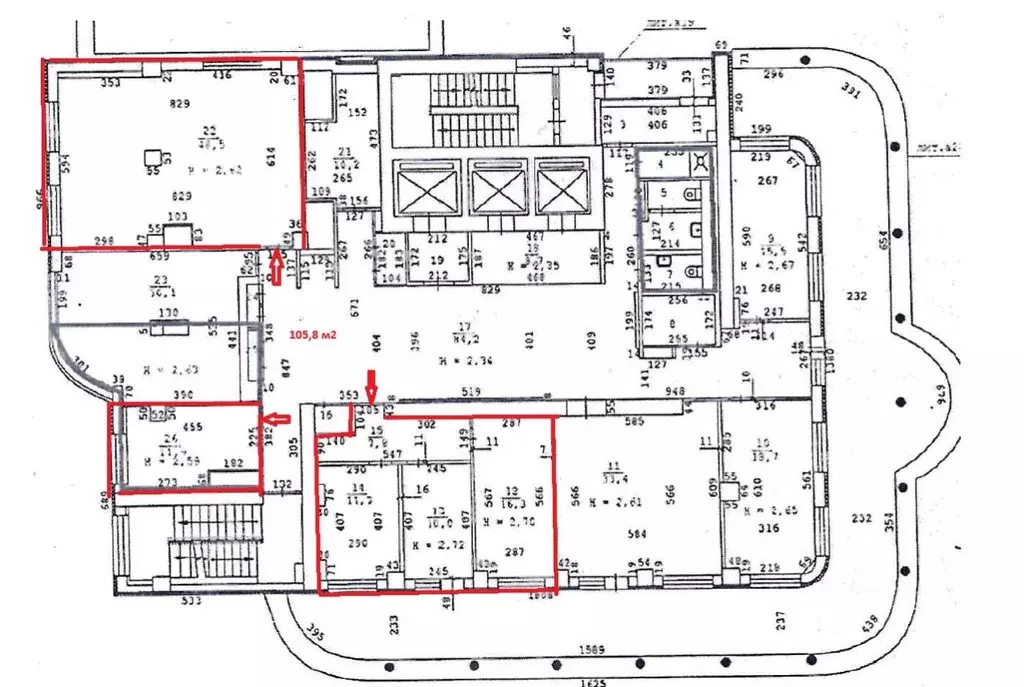 Офис в Свердловская область, Екатеринбург ул. Белинского, 39 (106 м) - Фото 2