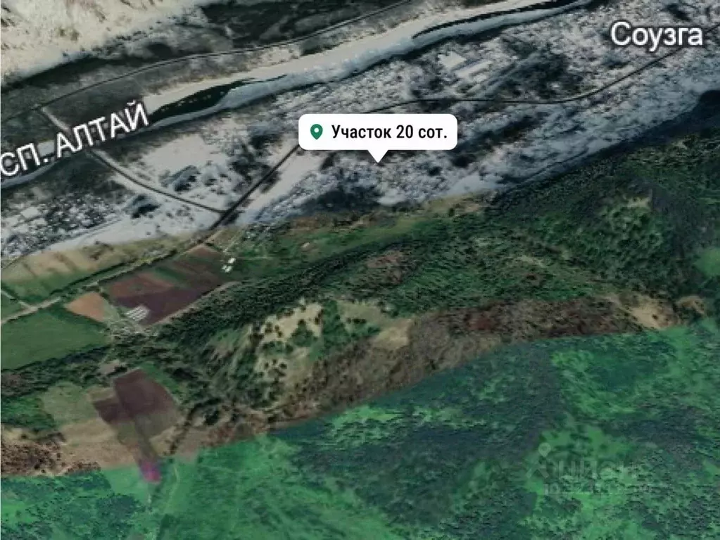 Участок в Алтай, Майминский район, с. Соузга Молодежная ул., 16 (20.0 ... - Фото 2