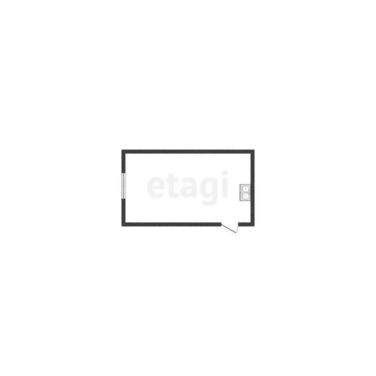 1к в -комнатной квартире (18 м) - Фото 1