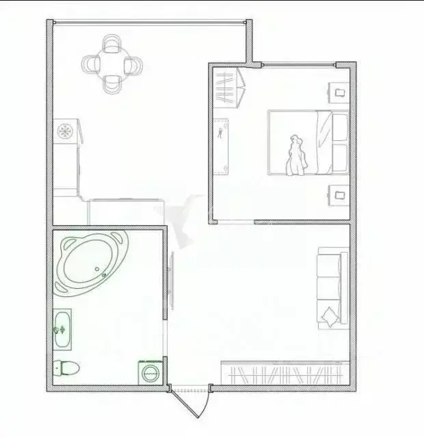 2-к кв. Приморский край, Находка Северный просп., 14 (41.8 м) - Фото 2