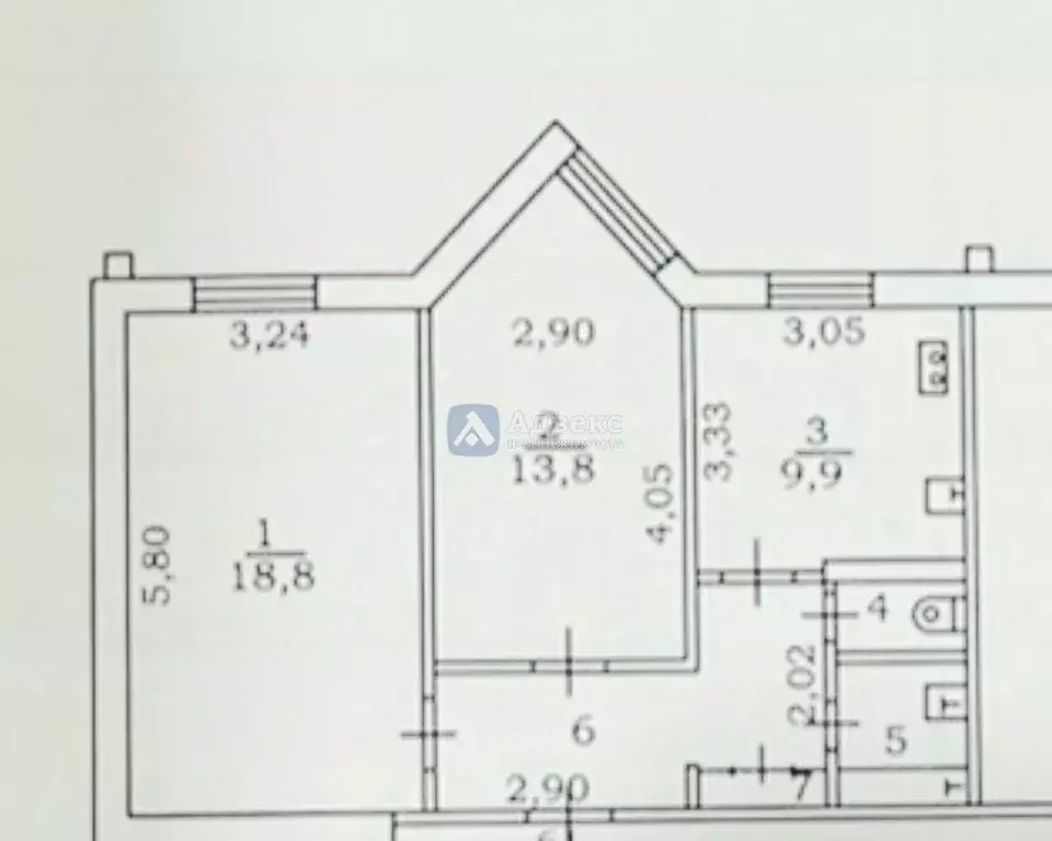 2-к кв. Тюменская область, Тюмень Мыс мкр, ул. Судоремонтная, 21 (53.9 ... - Фото 2