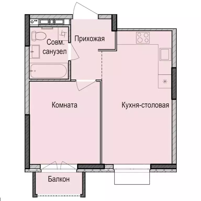 1-к кв. Удмуртия, Ижевск Карлутский жилрайон, 3-й мкр,  (38.3 м) - Фото 0