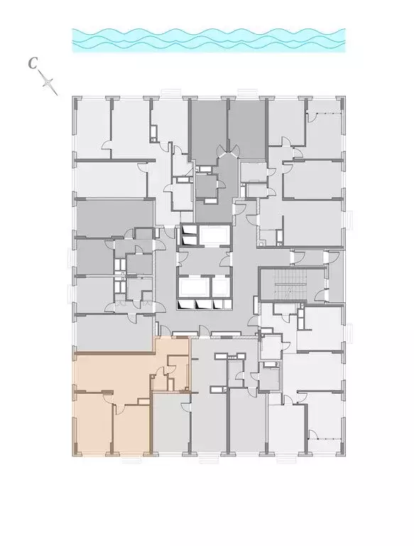 2-комнатная квартира: Нижний Новгород, улица Сергея Акимова, 50 (61.8 ... - Фото 2
