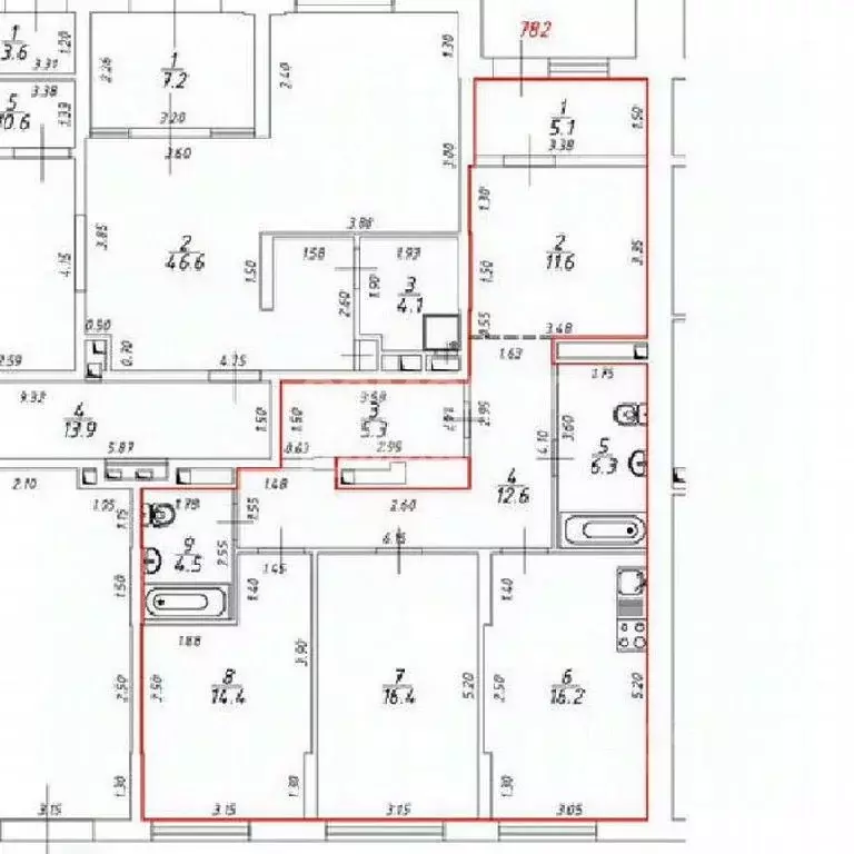 3-к кв. Москва ул. Коминтерна, 15 (100.0 м) - Фото 2