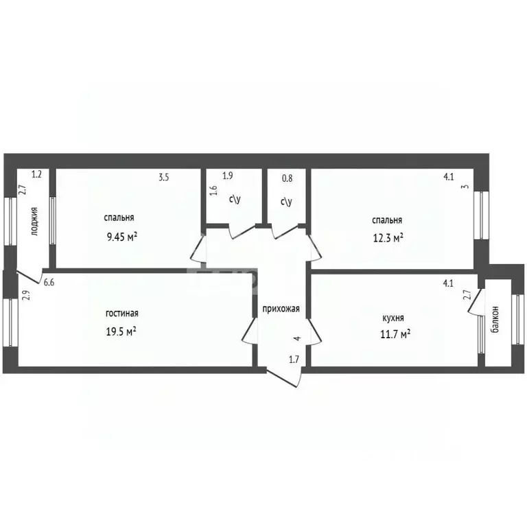 3-к кв. Дагестан, Дербент ул. Саида Габиева, 18 (61.5 м) - Фото 2