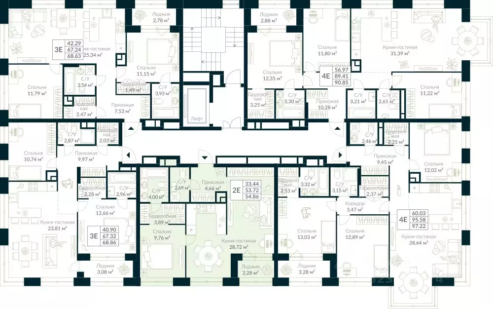 1-к кв. Башкортостан, Уфа Глумилино жилрайон, Урман Сити жилой ... - Фото 2