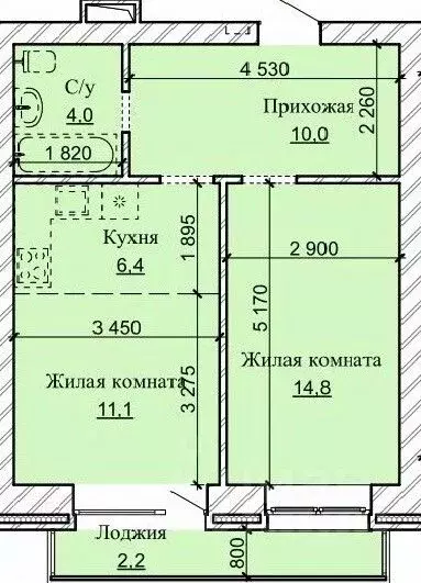 2-к кв. Алтайский край, Барнаул городской округ, Южный рп ул. Герцена, ... - Фото 0