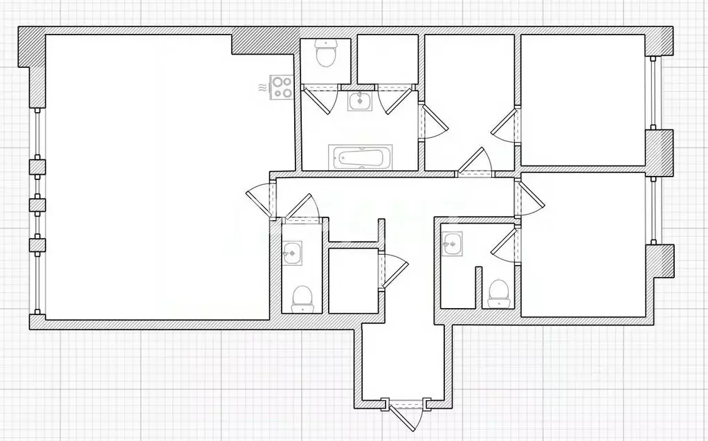 3-к кв. Москва Костянский пер., 13 (124.0 м) - Фото 1