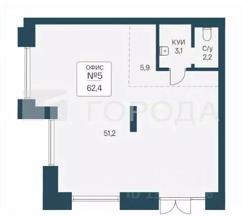Офис в Новосибирская область, Новосибирск Кропоткинский жилмассив, ул. ... - Фото 2