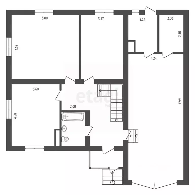 Дом в Липецкая область, Липецк Казинка ж/д_ст, ул. Бригадная, 19 (160 ... - Фото 2