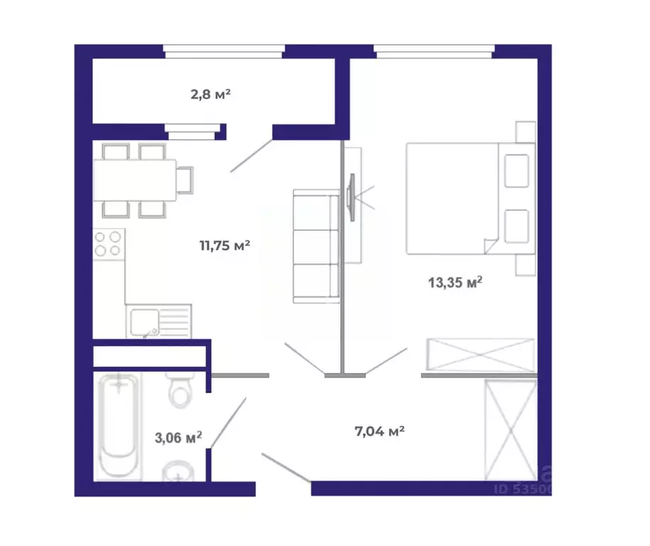 1-к кв. Иркутская область, Иркутский муниципальный округ, Маркова рп, ... - Фото 1