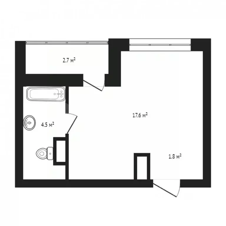 Студия Тюменская область, Тюменский муниципальный округ, д. Патрушева ... - Фото 2