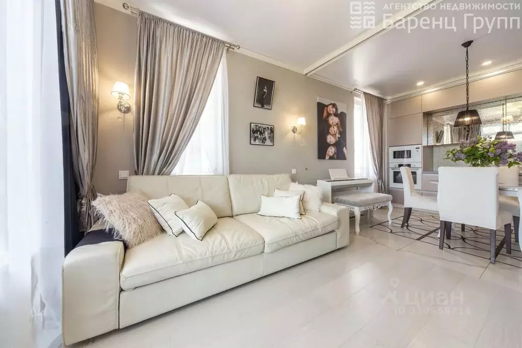 3-к кв. Карелия, Петрозаводск Береговая ул., 2 (80.0 м) - Фото 2