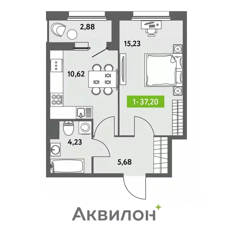 1-к кв. Санкт-Петербург бул. Головнина, 4 (37.4 м) - Фото 0