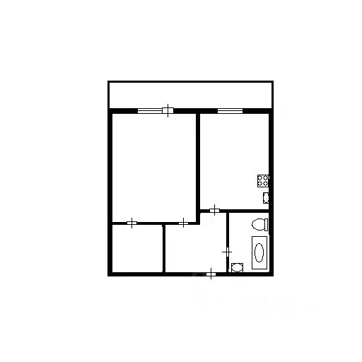 1-к кв. Татарстан, Казань Азино-1 мкр, ул. Закиева, 25 (28.1 м) - Фото 1