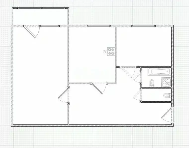 2-к кв. Костромская область, Кострома ул. Чайковского, 17А (83.0 м) - Фото 2