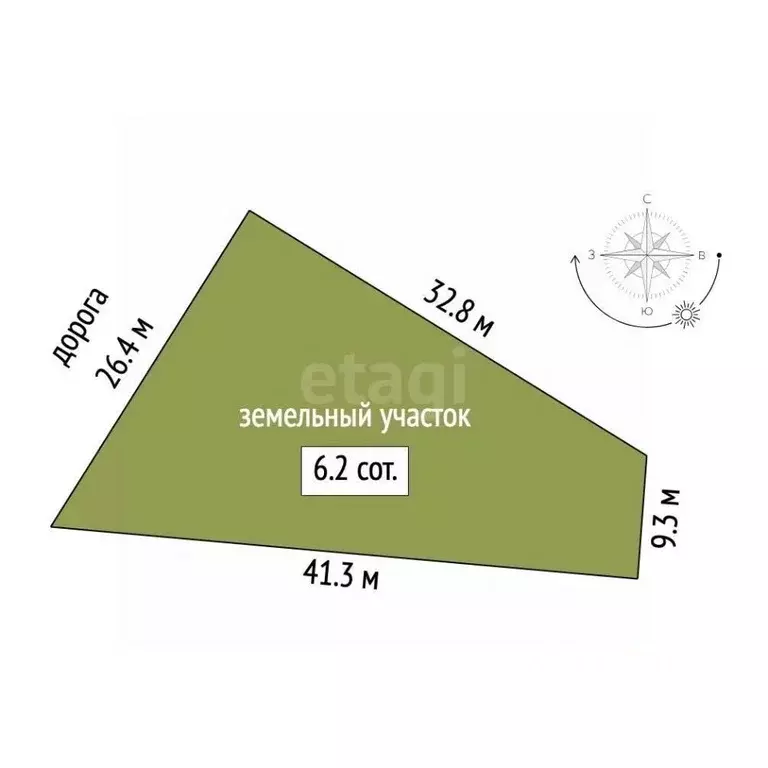 Участок в Крым, Симферопольский район, с. Мирное  (6.25 сот.) - Фото 1