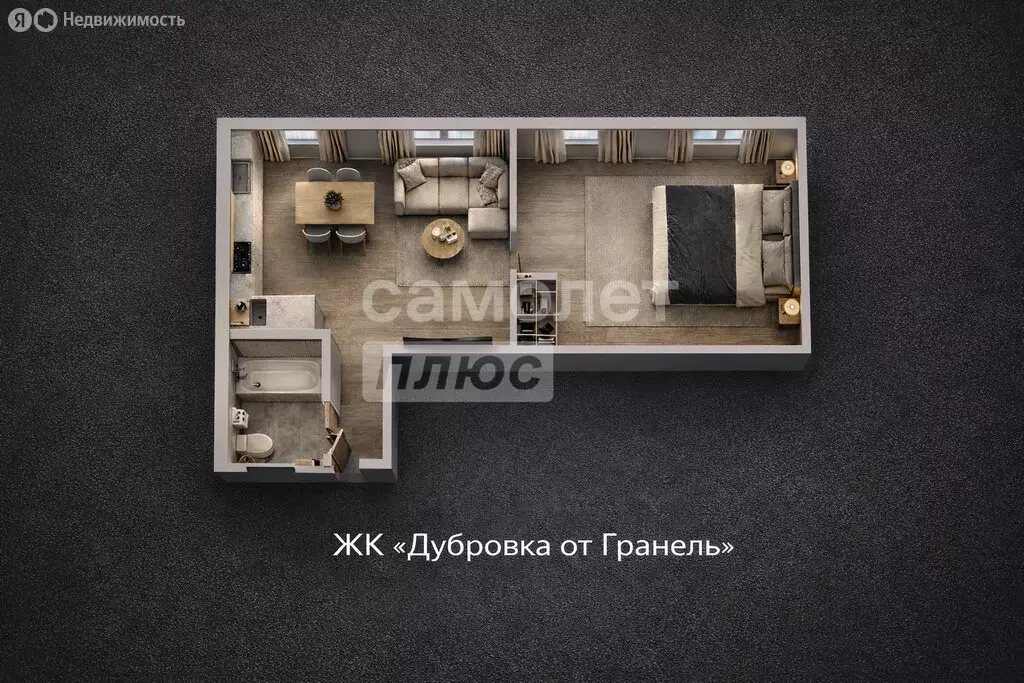 2-комнатная квартира: Москва, Новоостаповская улица, 16к1 (36.8 м) - Фото 1