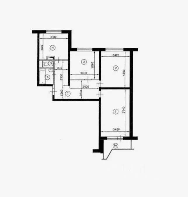 3-к кв. Ярославская область, Ярославль ул. Строителей, 19 (75.4 м) - Фото 2