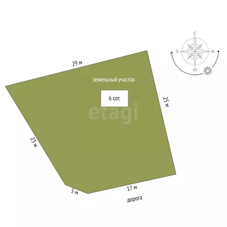 Участок в Крым, Ялта муниципальный округ, Гаспра пгт ул. Риекская (6.0 ... - Фото 2