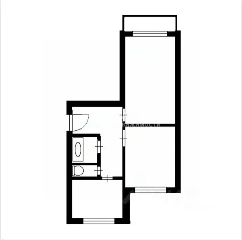 2-к кв. Москва ул. Мусы Джалиля, 9К1 (57.0 м) - Фото 2