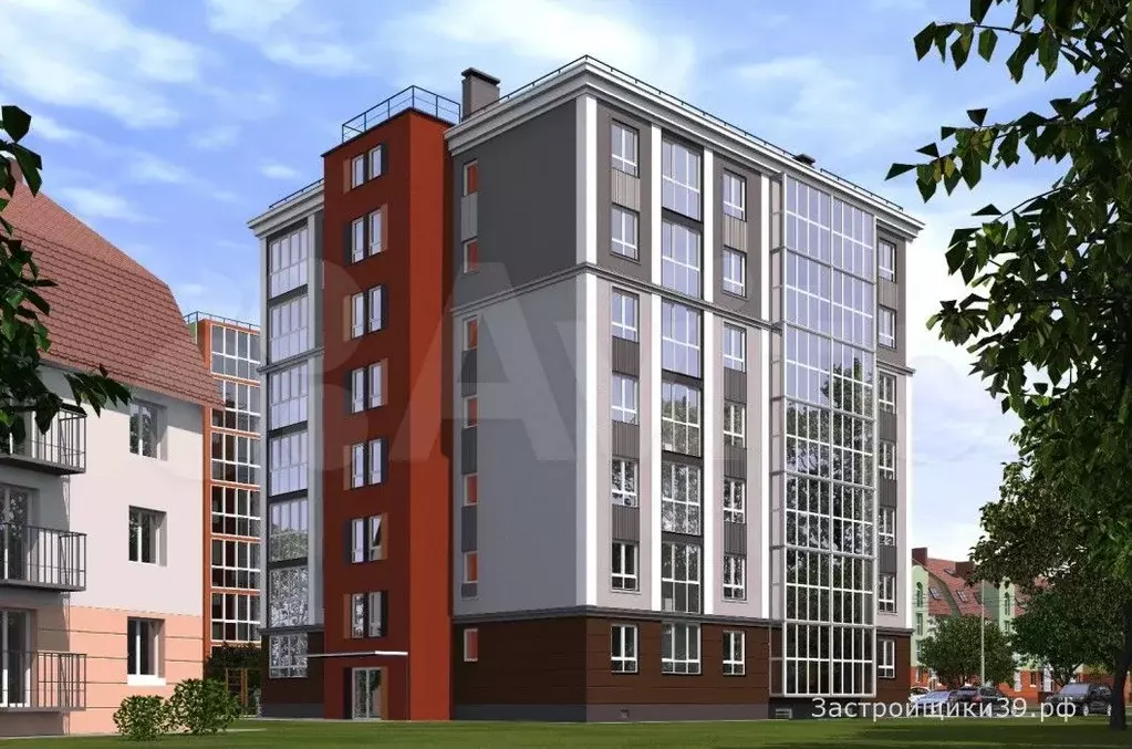 1-к. квартира, 33,1 м, 5/7 эт. - Фото 0