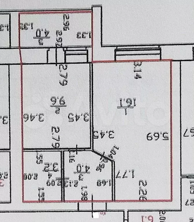 1-к. квартира, 36,9 м, 6/9 эт. - Фото 0