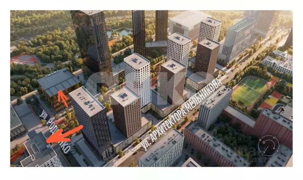 2-к кв. Москва Зиларт жилой комплекс, 18/19/27 (59.9 м) - Фото 1