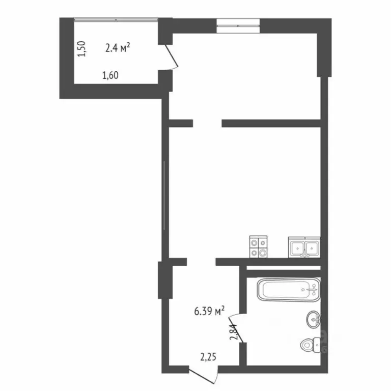 1-к кв. Тюменская область, Тюмень ул. Тимофея Чаркова, 81к1 (36.0 м) - Фото 1