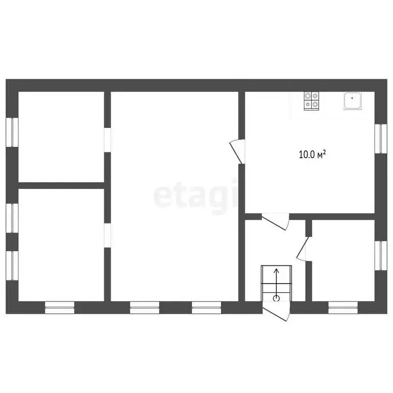 3-комнатная квартира: Меленки, улица Дзержинского, 56 (67.2 м) - Фото 0