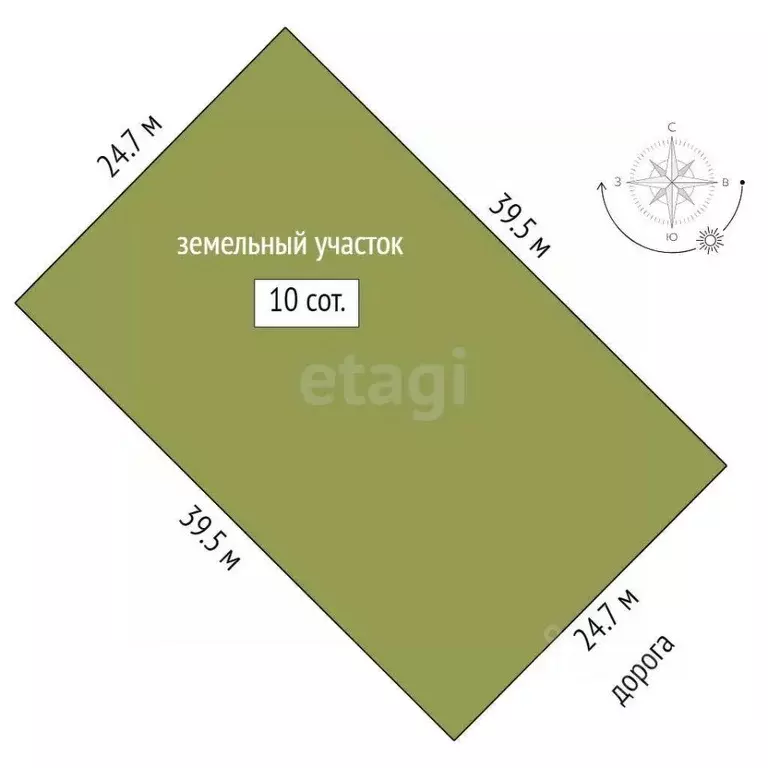 Участок в Тюменская область, Тюменский муниципальный округ, д. ... - Фото 2