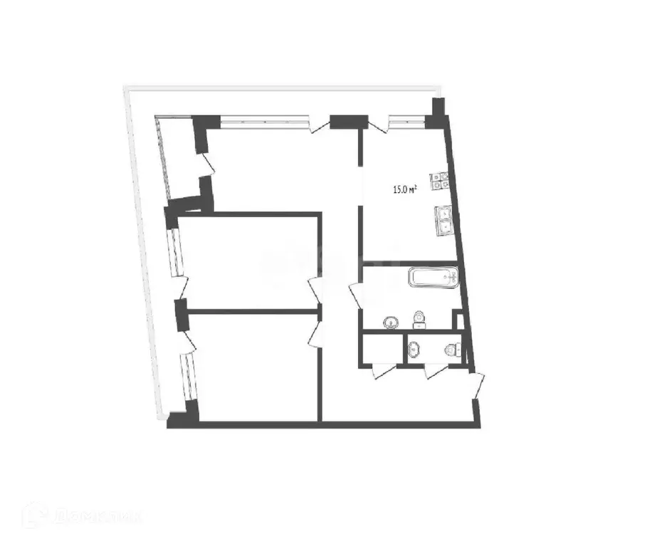 Продаётся 3-к квартира, 104.8 м - Фото 0