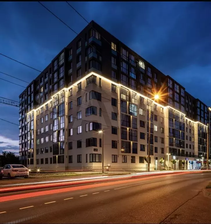 1-к. квартира, 41,9 м, 1/9 эт. - Фото 0