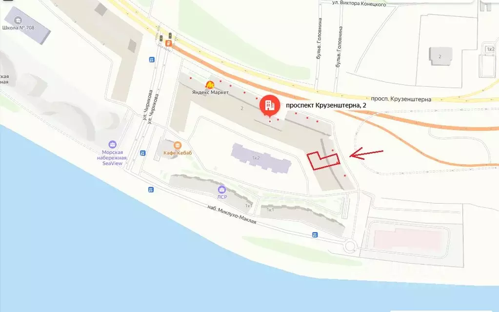 Помещение свободного назначения в Санкт-Петербург просп. Крузенштерна, ... - Фото 2