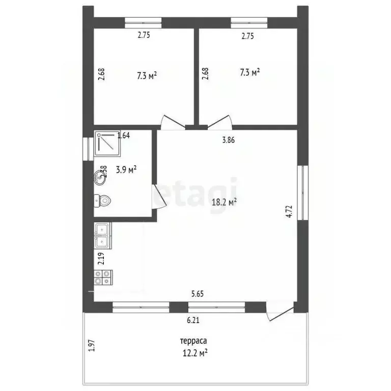 Дом в Московская область, Волоколамский муниципальный округ, д. ... - Фото 2