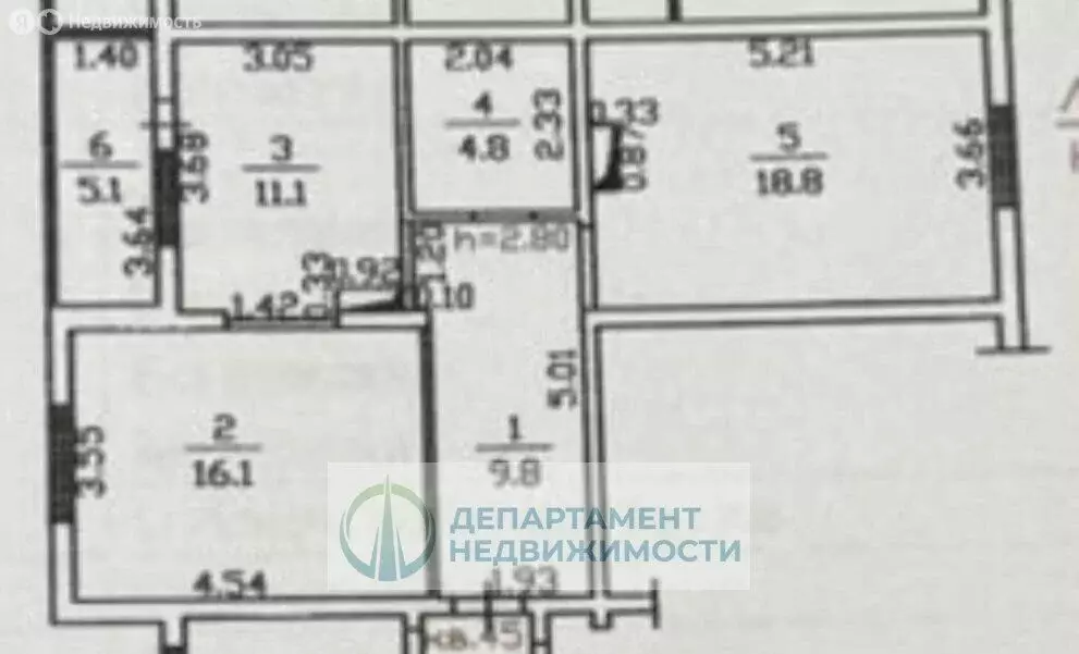 2-комнатная квартира: Краснодар, Восточно-Кругликовская улица, 68 (63 ... - Фото 0