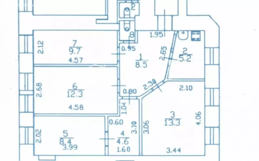 4-комнатная квартира: Санкт-Петербург, Малый проспект Васильевского ... - Фото 0