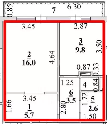 1-к кв. Липецкая область, Липецк Опытная ул., 22 (38.6 м) - Фото 1
