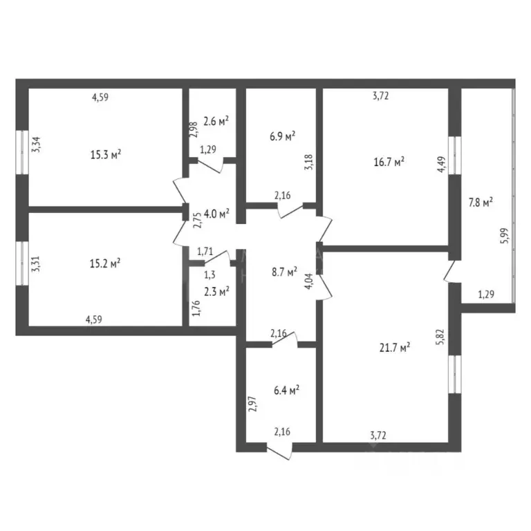 3-к кв. Тюменская область, Тюмень ул. Тимофея Кармацкого, 7к2 (99.8 м) - Фото 1