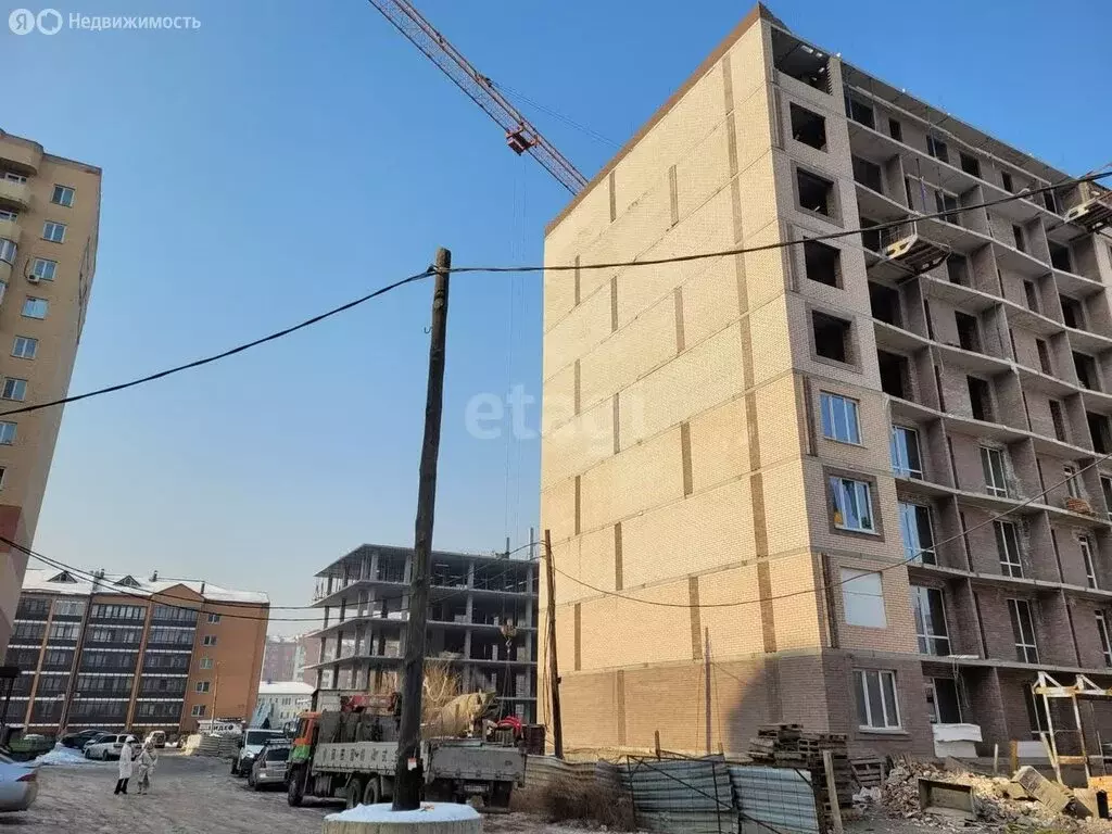 Квартира-студия: Абакан, улица Ленинского Комсомола, 24/1 (31 м) - Фото 1