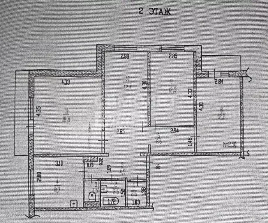 4-к кв. Алтайский край, Барнаул ул. Шумакова, 53 (84.1 м) - Фото 1