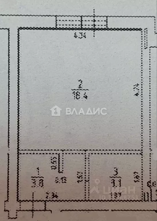 Студия Калининградская область, Зеленоградск ул. Удачная, 6 (25.3 м) - Фото 2