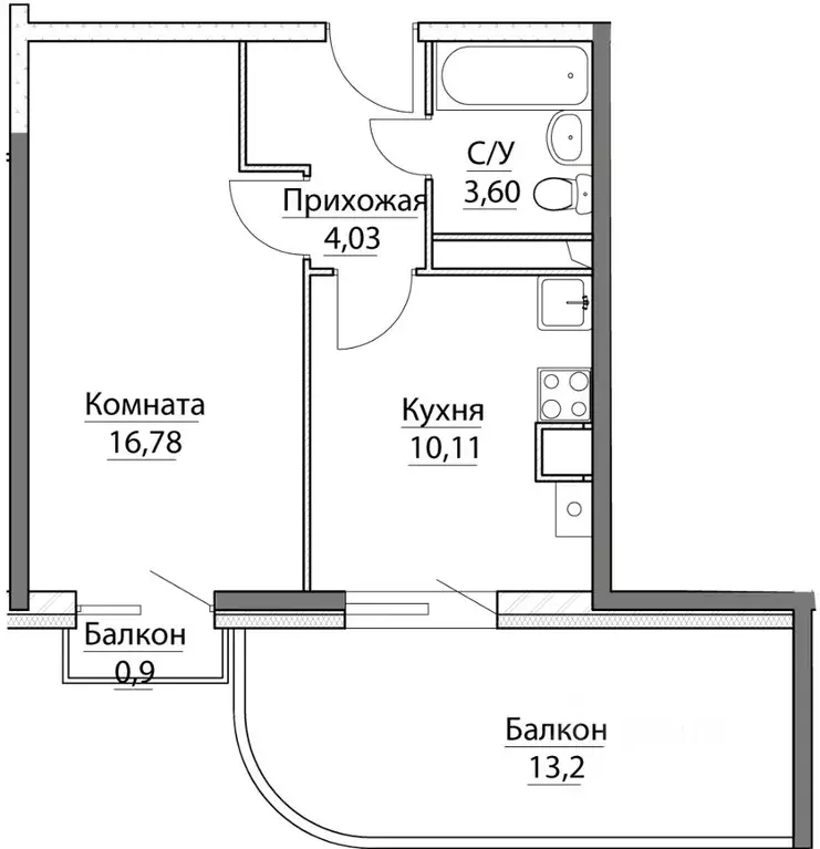 1-к кв. Ярославская область, Ярославский район, Заволжское с/пос, пос. ... - Фото 0