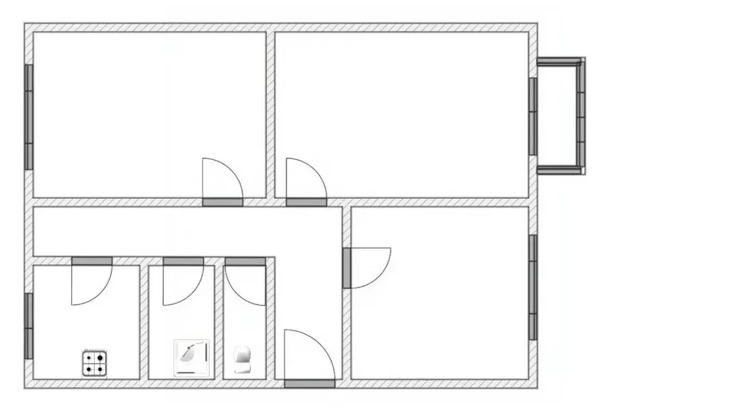 3-к кв. Ленинградская область, Выборгский район, Рощино пгт ул. ... - Фото 2
