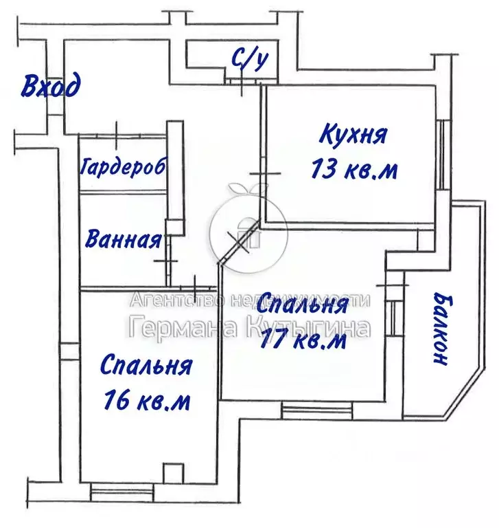 2-к кв. Волгоградская область, Волгоград ул. Хиросимы, 6 (71.5 м) - Фото 1