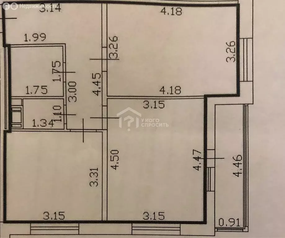 2-комнатная квартира: деревня Низино, Верхняя улица, 1к3 (50 м) - Фото 0