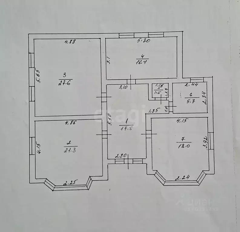 Дом в Ингушетия, Малгобек ул. А.Б. Лологоева (236 м) - Фото 2