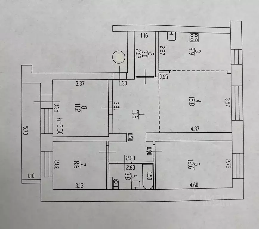 4-к кв. Алтайский край, Славгород 2-й мкр, 18 (77.0 м) - Фото 0