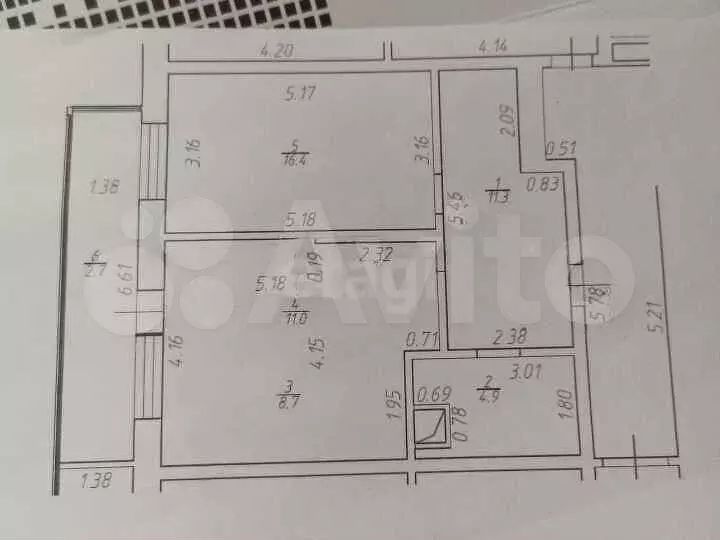 2-к. квартира, 55 м, 3/24 эт. - Фото 0