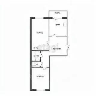 2-к кв. Костромская область, Кострома Венеция мкр, 16 (66.7 м) - Фото 1